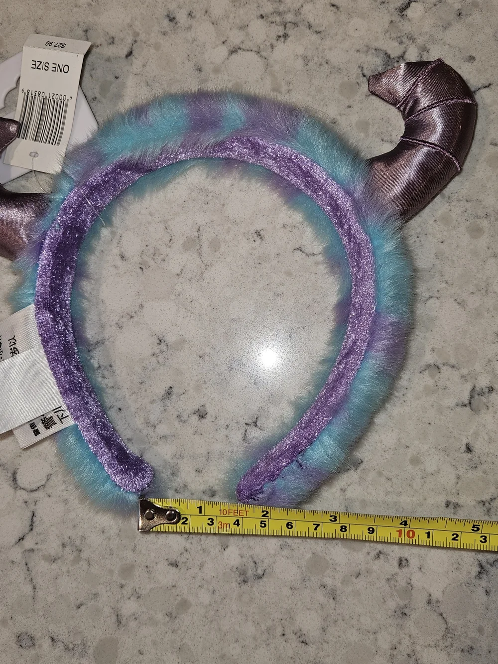 Disney Plush Teal & Purple Horned Headband